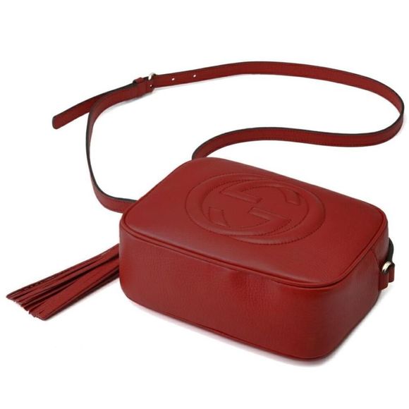 Gucci Soho Shoulder Bag Red - Picture 3 of 5